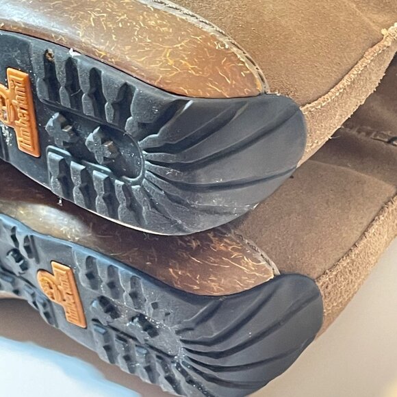 Timberland Womens Waterproof Tan Suede Tall Lace-Up Boots W/ Faux Shearling Lini - Picture 16 of 16